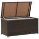 Barna kerti polyrattan tárolóláda 100 x 50 x 50 cm Barna kerti polyrattan tárolóláda 100 x 50 x 50 cm