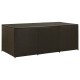 Barna kerti polyrattan tárolóláda 180 x 90 x 75 cm Barna kerti polyrattan tárolóláda 180 x 90 x 75 cm