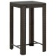 Barna polyrattan kerti bárasztal 60,5 x 60,5 x 110,5 cm Barna polyrattan kerti bárasztal 60,5 x 60,5 x 110,5 cm