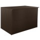 Barna polyrattan kerti tárolóláda 150 x 100 x 100 cm Barna polyrattan kerti tárolóláda 150 x 100 x 100 cm