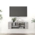 Betonszürke falra szerelhető tv-szekrény 102 x 35 x 35 cm