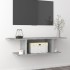 Betonszürke falra szerelhető tv-szekrény 103 x 30 x 26,5 cm