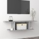 Betonszürke falra szerelhető tv-szekrény 103 x 30 x 26,5 cm
