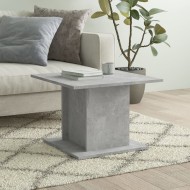 Betonszürke forgácslap dohányzóasztal 55,5 x 55,5 x 40 cm
