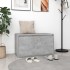 Betonszürke forgácslap előszobapad 80 x 40 x 45 cm