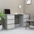 Betonszürke forgácslap íróasztal 140 x 50 x 77 cm