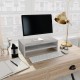 Betonszürke forgácslap monitorállvány 42 x 24 x 13 cm Betonszürke forgácslap monitorállvány 42 x 24 x 13 cm
