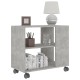 Betonszürke forgácslap tálalóasztal 70 x 35 x 55 cm Betonszürke forgácslap tálalóasztal 70 x 35 x 55 cm