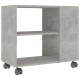 Betonszürke forgácslap tálalóasztal 70 x 35 x 55 cm Betonszürke forgácslap tálalóasztal 70 x 35 x 55 cm
