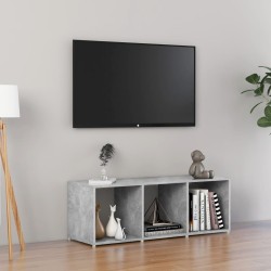 Betonszürke forgácslap tv-szekrény 107 x 35 x 37 cm