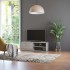 Betonszürke forgácslap tv-szekrény 120 x 34 x 37 cm