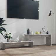 Betonszürke forgácslap tv-szekrény 180 x 30 x 43 cm