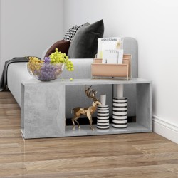 Betonszürke forgácslap tv-szekrény 80 x 24 x 32 cm