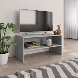 Betonszürke forgácslap tv-szekrény 80 x 40 x 40 cm