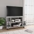 Betonszürke forgácslap tv-szekrény görgőkkel 80 x 40 x 40 cm