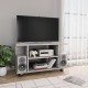 Betonszürke forgácslap tv-szekrény görgőkkel 80 x 40 x 40 cm Betonszürke forgácslap tv-szekrény görgőkkel 80 x 40 x 40 cm