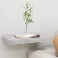 Betonszürke mdf lebegő fali polc 50 x 23 x 3,8 cm
