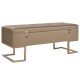 Bézs bársonypad tárolórekesszel 105 cm Bézs bársonypad tárolórekesszel 105 cm