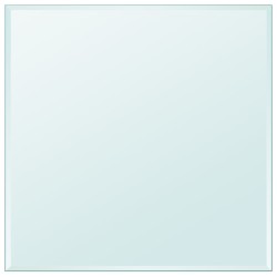 Edzett üveg asztallap négyszögletes 800x800 mm