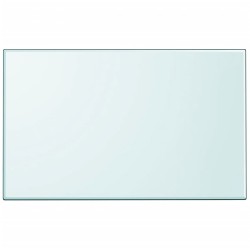 Edzett üveg asztallap téglalap alakú 1000 x620 mm