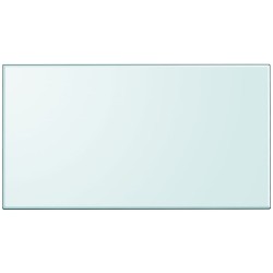 Edzett üveg asztallap téglalap alakú 1200 x 650 mm