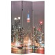 Éjszakai new york mintás paraván 120 x 170 cm