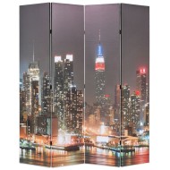 Éjszakai new york mintás paraván 160 x 170 cm