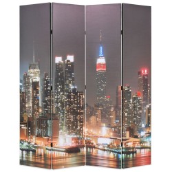 Éjszakai new york mintás paraván 160 x 170 cm