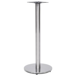 Ezüstszínű rozsdamentes acél bisztróasztalláb ø45 x 107 cm