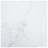Fehér edzett üveg asztallap márványdizájnnal 80 x 80 cm 6 mm