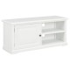 Fehér fa tv-szekrény 90 x 30 x 40 cm Fehér fa tv-szekrény 90 x 30 x 40 cm