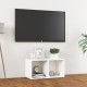 Fehér forgácslap tv-szekrény 72 x 35 x 36,5 cm Fehér forgácslap tv-szekrény 72 x 35 x 36,5 cm