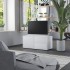 Fehér forgácslap tv-szekrény 80 x 34 x 36 cm