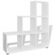 Fehér lépcsős polc 107 cm