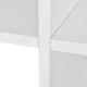 Fehér lépcsős polc 107 cm