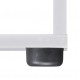 Fehér lépcsős polc 107 cm