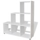 Fehér lépcsős polc 107 cm