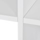 Fehér lépcsős polc 142 cm