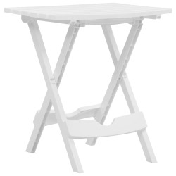 Fehér összecsukható kerti asztal 45,5 x 38,5 x 50 cm