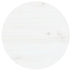Fehér tömör fenyőfa asztallap ø30 x 2,5 cm