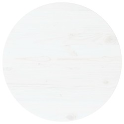 Fehér tömör fenyőfa asztallap ø70 x 2,5 cm