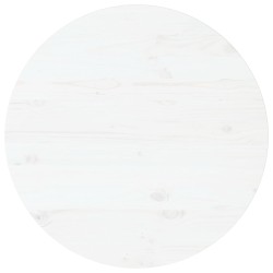 Fehér tömör fenyőfa asztallap ø80 x 2,5 cm