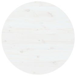 Fehér tömör fenyőfa asztallap ø90 x 2,5 cm
