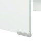 Fehér üveg tv/monitor állvány 80x30x13 cm Fehér üveg tv/monitor állvány 80x30x13 cm