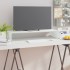 Fehér üveg tv/monitor állvány 80x30x13 cm