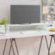 Fehér üveg tv/monitor állvány 80x30x13 cm Fehér üveg tv/monitor állvány 80x30x13 cm