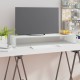 Fehér üveg tv/monitor állvány 90x30x13 cm Fehér üveg tv/monitor állvány 90x30x13 cm