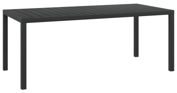 Tomaino Ausziehbarer Gartentisch BERG - 160-220cm Kunststoff Tisch Für Terrasse