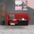 Fekete forgácslap dohányzóasztal 100 x 49,5 x 43 cm