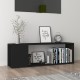 Fekete forgácslap tv-szekrény 100 x 24 x 32 cm Fekete forgácslap tv-szekrény 100 x 24 x 32 cm